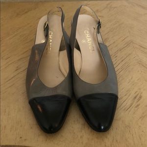 Chanel slingback heels